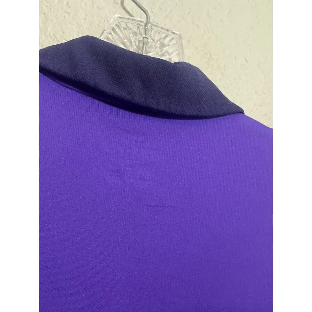 TCU Horned Frogs Nike Dri-Fit Polo Women's Purple White Medium‎